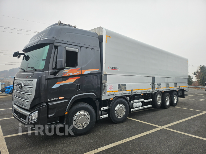 현대 엑시언트 프로 540 앞축 상승윙바디 25톤 오토 리타더 - 중고 트럭 매물 이미지