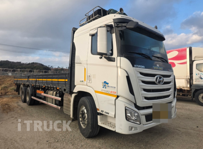 현대 엑시언트 430 후축 카고 19톤 오토 - 중고 트럭 매물 이미지