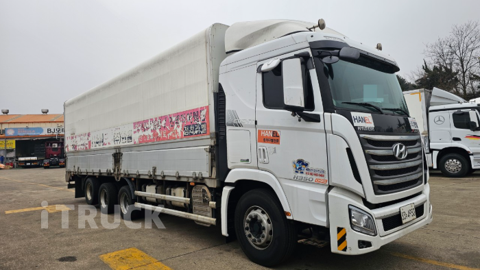 현대 엑시언트 350 후축 윙바디 11.5톤 수동 - 중고 트럭 매물 이미지