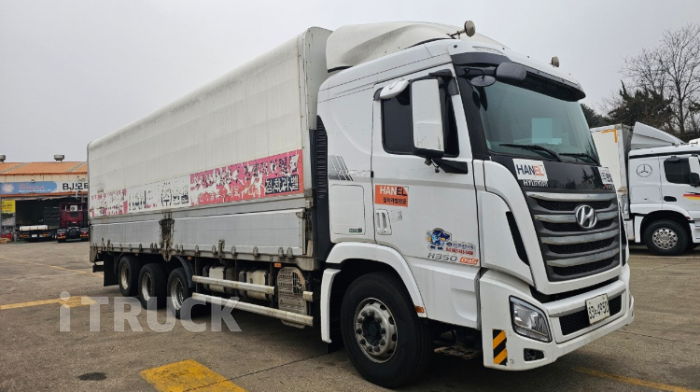 현대 엑시언트 350 후축 윙바디 11.5톤 수동 - 중고 트럭 매물 이미지