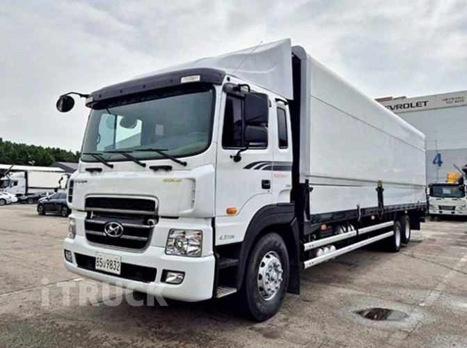 현대 메가트럭 와이드캡 300 후축 윙바디 5톤 수동 - 중고 트럭 매물 이미지