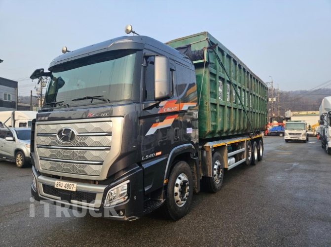 현대 엑시언트 암롤 540 25톤 오토 앞축 - 중고 트럭 매물 이미지