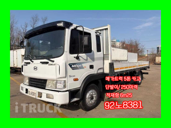 현대 메가트럭 250 단바리 카고 4.5톤 수동 - 중고 트럭 매물 이미지