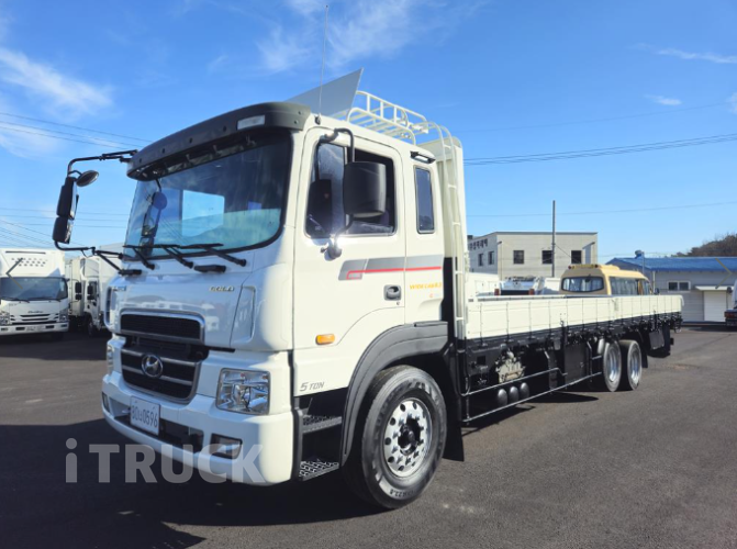 현대 메가트럭 와이드캡 280 앞축 카고 5톤 수동 - 중고 트럭 매물 이미지