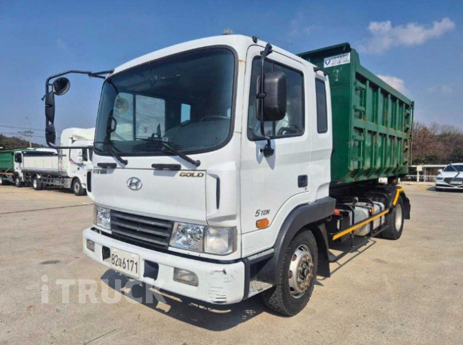 현대 메가트럭 암롤 225 5톤 수동 단바리 - 중고 트럭 매물 이미지