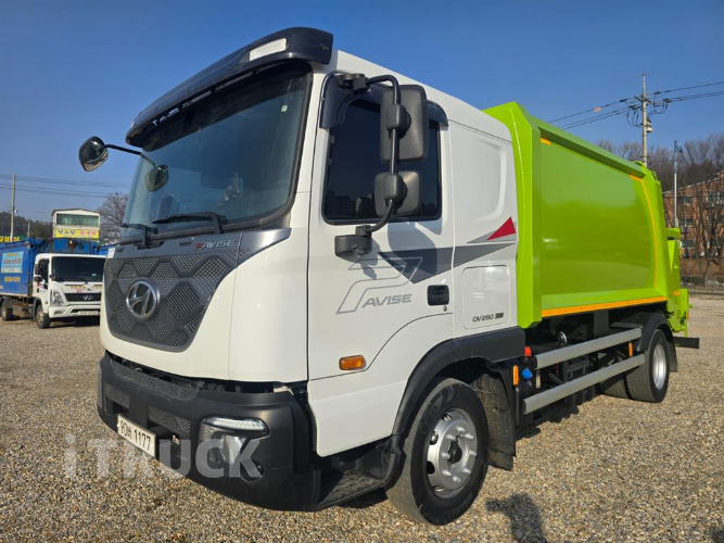 현대 압착진개 파비스 6톤 덤프식 배출 - 중고 트럭 매물 이미지