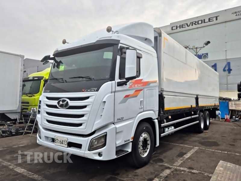 현대 엑시언트 420 십바리 윙바디 14톤 오토 - 중고 트럭 매물 이미지