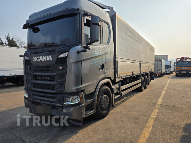 스카니아 S 560 후축 윙바디 21톤 오토 리타더 - 중고 트럭 매물 이미지