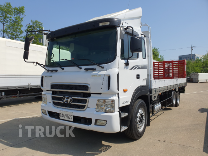 현대 메가트럭 와이드캡 255 단바리 카고 4.5톤 수동 - 중고 트럭 매물 이미지