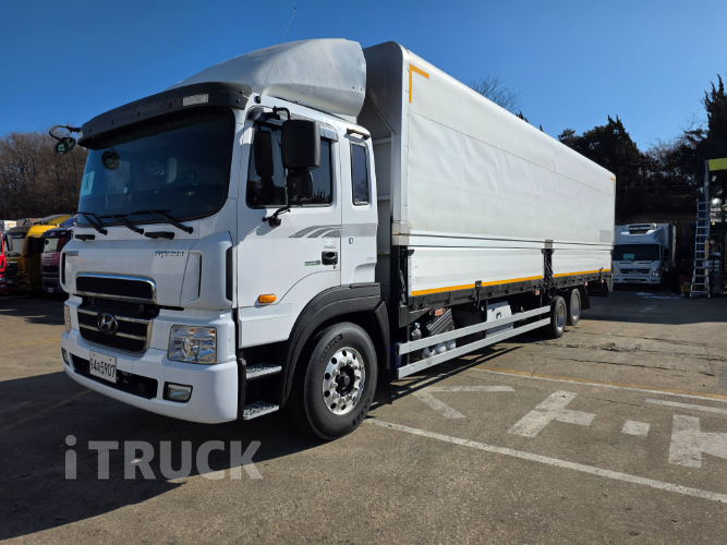 현대 메가트럭 와이드캡 300 후축 냉장윙 6.5톤 수동 - 중고 트럭 매물 이미지