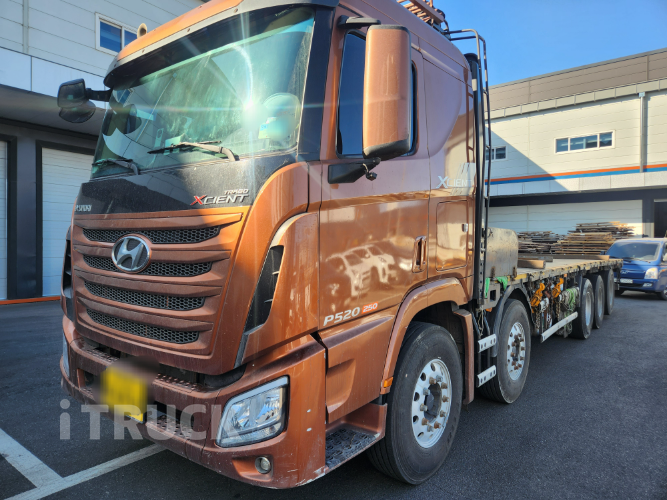 현대 트라고엑시언트 540 후축 카고 25톤 오토 리타더 - 중고 트럭 매물 이미지