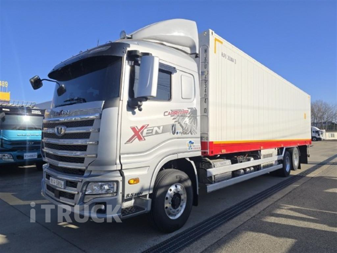 타타대우 맥쎈 320 후축 냉동 컨테이너탑 8.5톤 오토 - 중고 트럭 매물 이미지