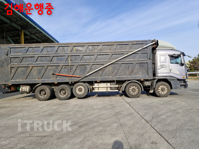 타타대우 왕겨(톱밥)차 25톤 480 단바리 오토 - 중고 트럭 매물 이미지