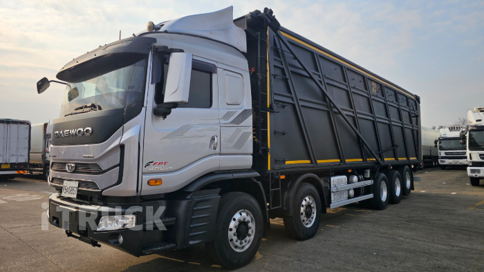 타타대우 우드칩 20.1톤 480 후축 무빙워크(워킹카) 오토 리타더 - 중고 트럭 매물 이미지