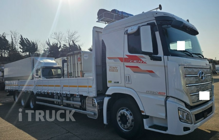 현대 엑시언트 350 후축 카고 13.5톤 수동 - 중고 트럭 매물 이미지