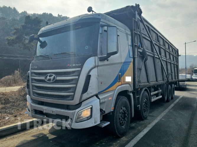 현대 우드칩 25톤 540 앞축 오토 리타더 - 중고 트럭 매물 이미지