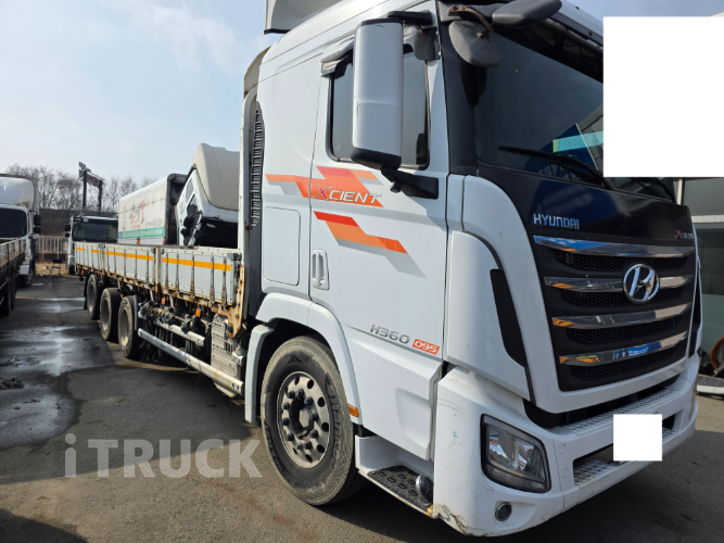 현대 엑시언트 350 후축 카고 14톤 수동 - 중고 트럭 매물 이미지