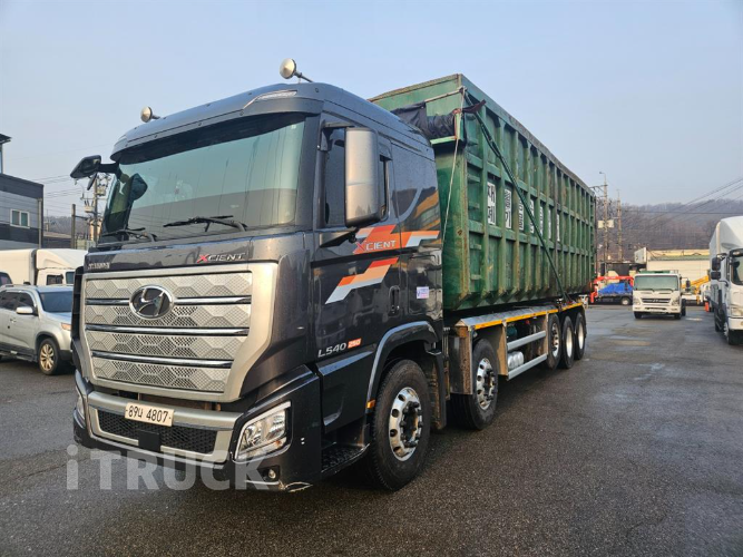 현대 엑시언트 프로 암롤 540 23톤 오토 리타더 앞축 - 중고 트럭 매물 이미지