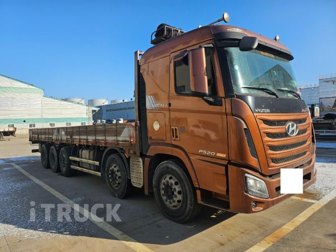 현대 트라고엑시언트 520 앞축 카고 25톤 오토 리타더 - 중고 트럭 매물 이미지