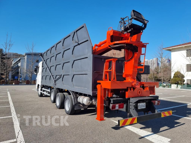 현대 엑시언트 집게차 350 9.5톤 수동 없음(순정) - 중고 트럭 매물 이미지