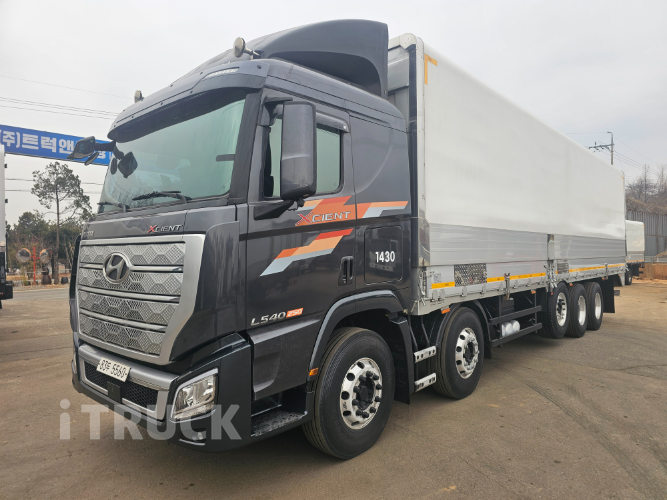 현대 엑시언트 프로 540 앞축 상승윙바디 25톤 오토 리타더 - 중고 트럭 매물 이미지