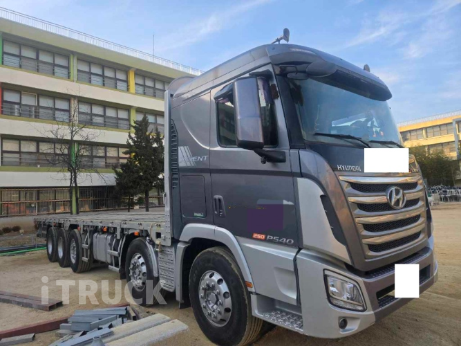 현대 트라고엑시언트 520 앞축 카고 25톤 오토 리타더 - 중고 트럭 매물 이미지