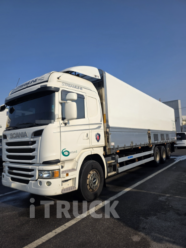 스카니아 G 450 후축 상승윙바디 16.5톤 오토 리타더 - 중고 트럭 매물 이미지