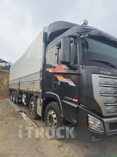 현대 엑시언트 540 앞축 상승윙바디 25톤 오토 리타더 - 중고 트럭 매물 이미지