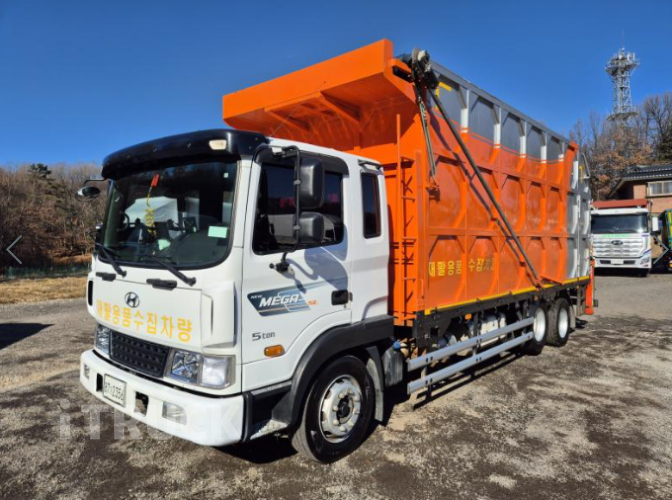 현대 메가트럭 집게차 280 5톤 수동 광림 - 중고 트럭 매물 이미지