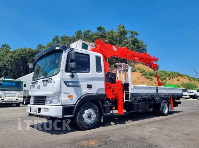 현대 카고크레인 광림 메가트럭 5톤 - 중고 트럭 매물 이미지