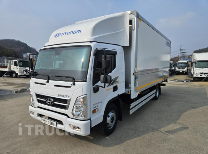 현대 마이티와이드 4톤 광폭 윙바디 슈퍼캡 - 중고 트럭 매물 이미지