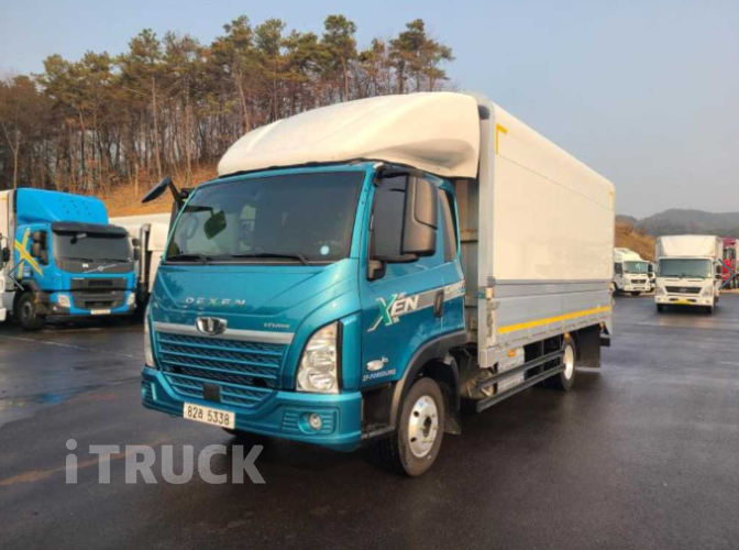 타타대우 더쎈 3.5톤 광폭 윙바디 슬리퍼캡(더블캡, 크루캡) - 중고 트럭 매물 이미지