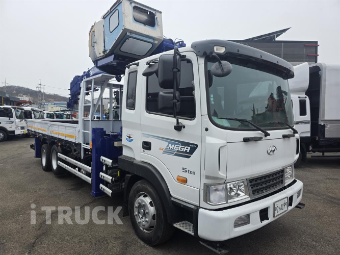 현대 카고크레인 없음(순정) 메가트럭 5톤 - 중고 트럭 매물 이미지