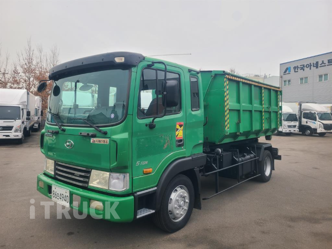 현대 메가트럭 암롤 260 5톤 수동 단바리 - 중고 트럭 매물 이미지