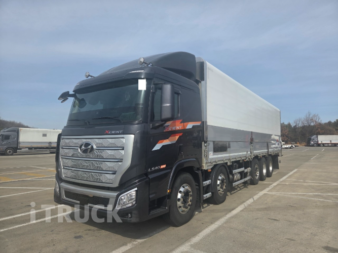 현대 엑시언트 540 앞축 상승윙바디 25톤 오토 - 중고 트럭 매물 이미지