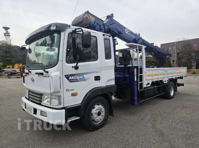 현대 카고크레인 동양 메가트럭 5톤 - 중고 트럭 매물 이미지