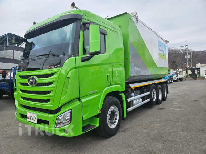 현대 엑시언트 암롤 540 24톤 오토 앞축 - 중고 트럭 매물 이미지