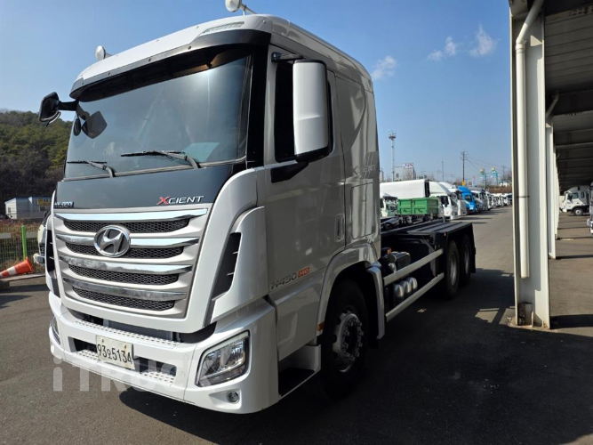 현대 엑시언트 암롤 410 11톤 수동 십바리 - 중고 트럭 매물 이미지