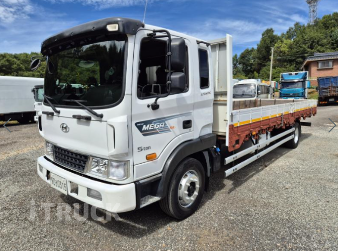 현대 메가트럭 280 단바리 카고 5톤 오토 - 중고 트럭 매물 이미지