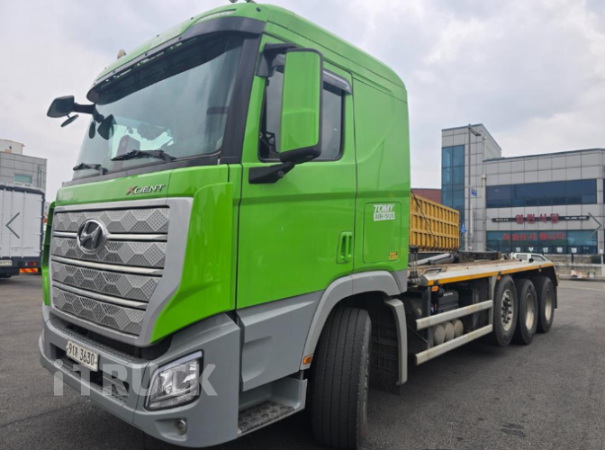 현대 엑시언트 암롤 540 25톤 오토 앞축 - 중고 트럭 매물 이미지