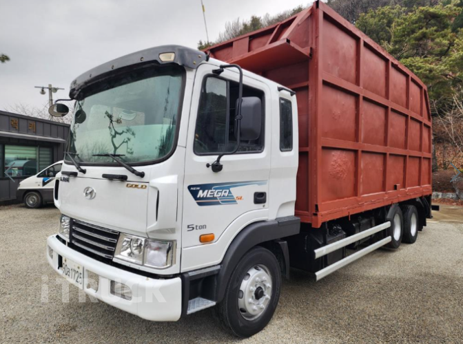 현대 메가트럭 집게차 250 5톤 수동 없음(순정) - 중고 트럭 매물 이미지