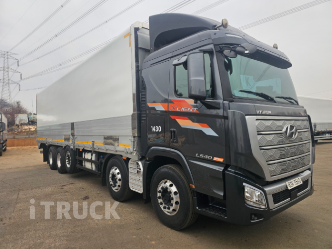 현대 엑시언트 프로 540 앞축 상승윙바디 25톤 오토 - 중고 트럭 매물 이미지