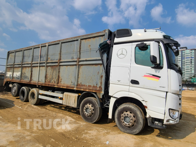 벤츠 우드칩 26톤 510 후축 무빙워크(워킹카) 오토 - 중고 트럭 매물 이미지