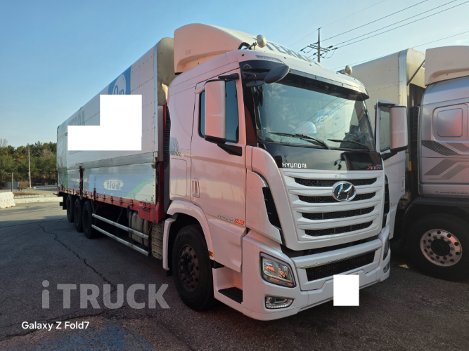 현대 트라고엑시언트 420 후축 윙바디 14톤 오토 - 중고 트럭 매물 이미지