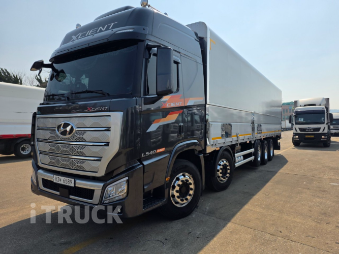 현대 엑시언트 프로 540 앞축 상승윙바디 23.7톤 오토 리타더 - 중고 트럭 매물 이미지