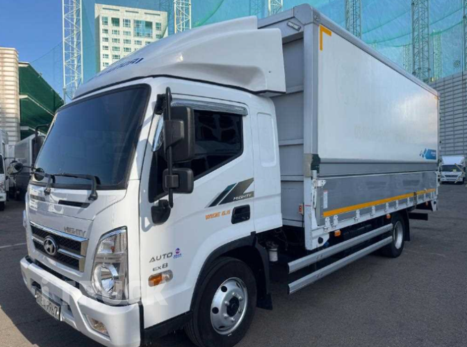 현대 마이티와이드 3.5톤 광폭 윙바디 슈퍼캡 - 중고 트럭 매물 이미지