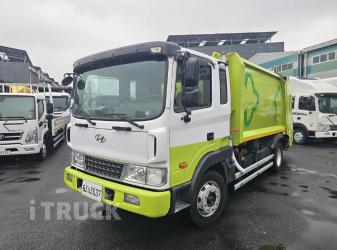 현대 압착진개 메가트럭 5톤 덤프식 배출 - 중고 트럭 매물 이미지