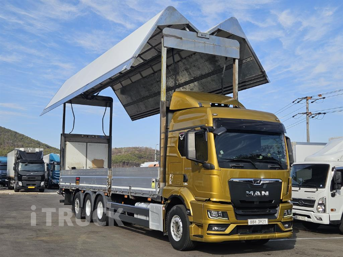 만 TGS 510 후축 상승윙바디 21톤 오토 - 중고 트럭 매물 이미지