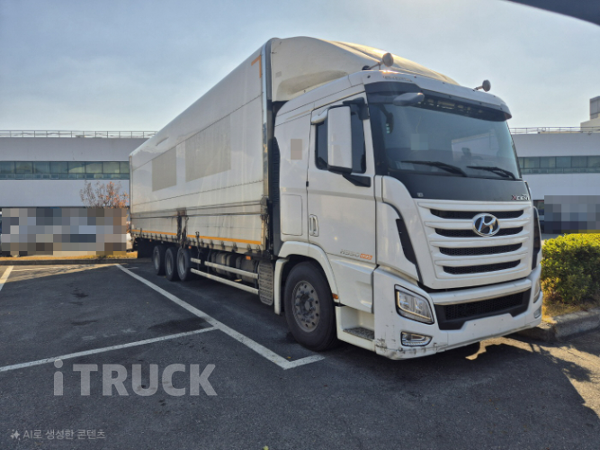 현대 엑시언트 350 앞축 윙바디 13.5톤 수동 - 중고 트럭 매물 이미지