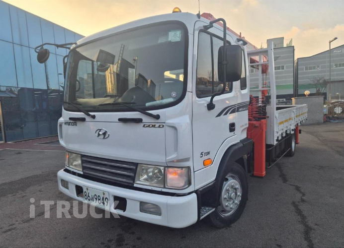 현대 카고크레인 없음(순정) 메가트럭 5톤 - 중고 트럭 매물 이미지